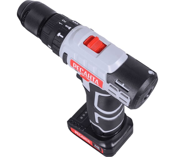 Аккумуляторная дрель-шуруповерт Ресанта ДА-24-2ЛК-У 75/14/8, 24 В, 60 Нм, 2 А·ч детальное изображение - 3