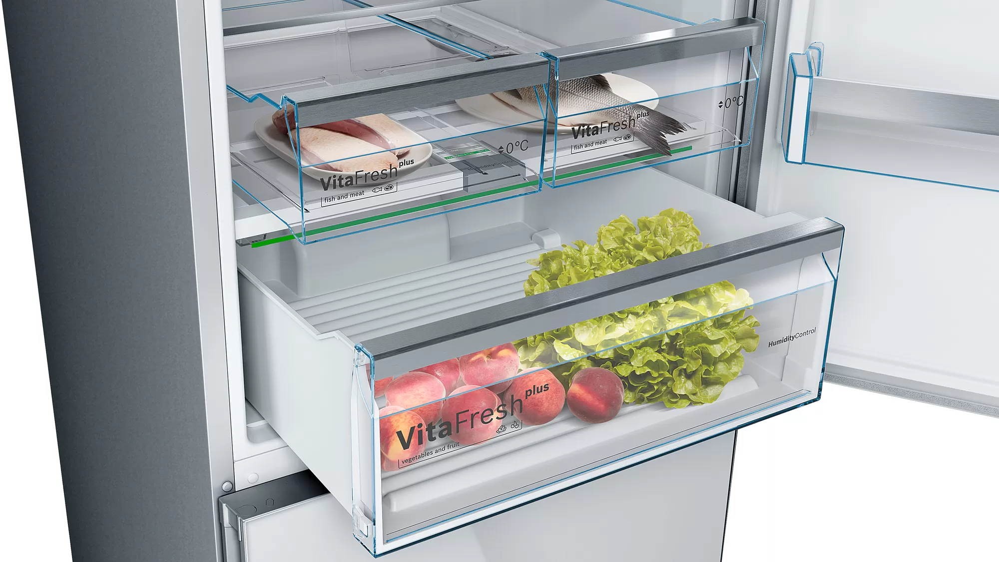 Холодильник Bosch KGN56LW30U, Белый детальное изображение - 5