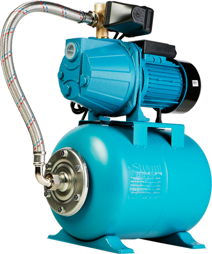 Насос погружной Sturm! WP9780SW, 250 л/мин, 50 мм, напор 8 м, d=50 мм, 800 Вт, Зеленый №1