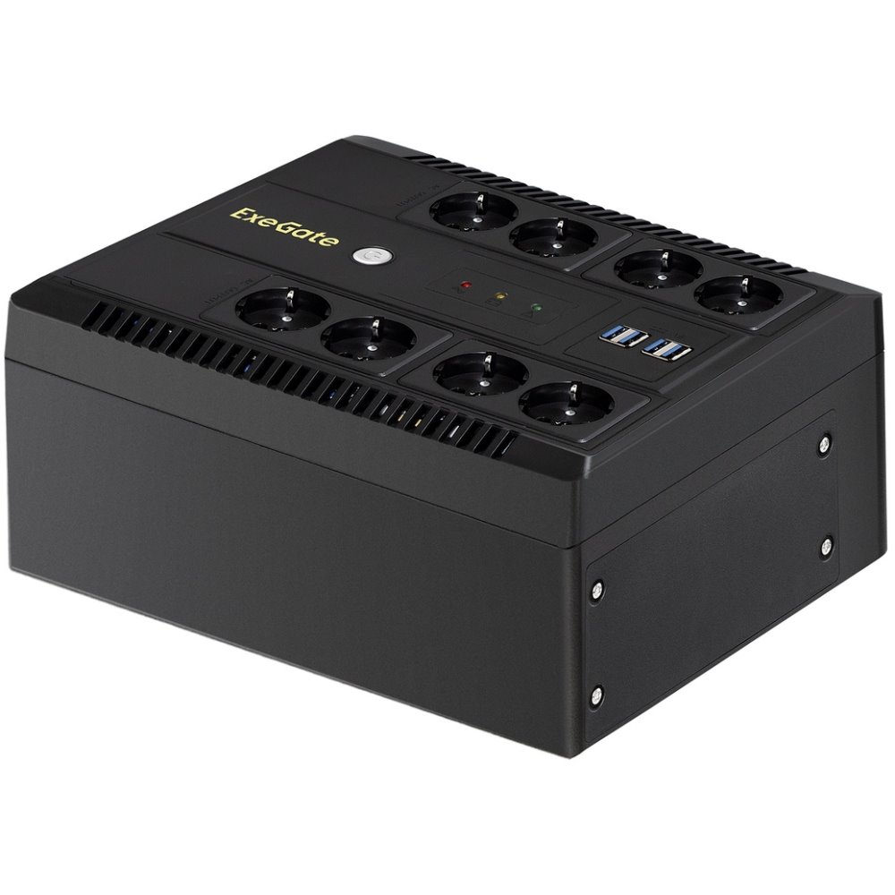 ИБП ExeGate NEO NNB-800.LED.AVR.8SH.CH детальное изображение - 1