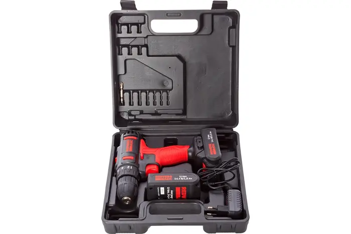 Аккумуляторная дрель-шуруповерт REDVERG Basic SD14LE/2-2 6680820, 18 В, 20 Нм, 1,5 А·ч №5