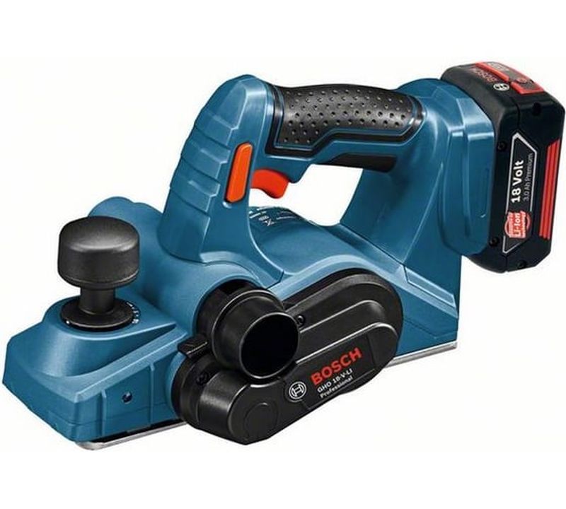 Электрический рубанок Bosch GHO 18 V-LI Professional 0.601.5A0.301, 600 Вт,  Синий детальное изображение - 1