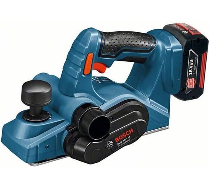 Электрический рубанок Bosch GHO 18 V-LI Professional 0.601.5A0.301, 600 Вт,  Синий №1