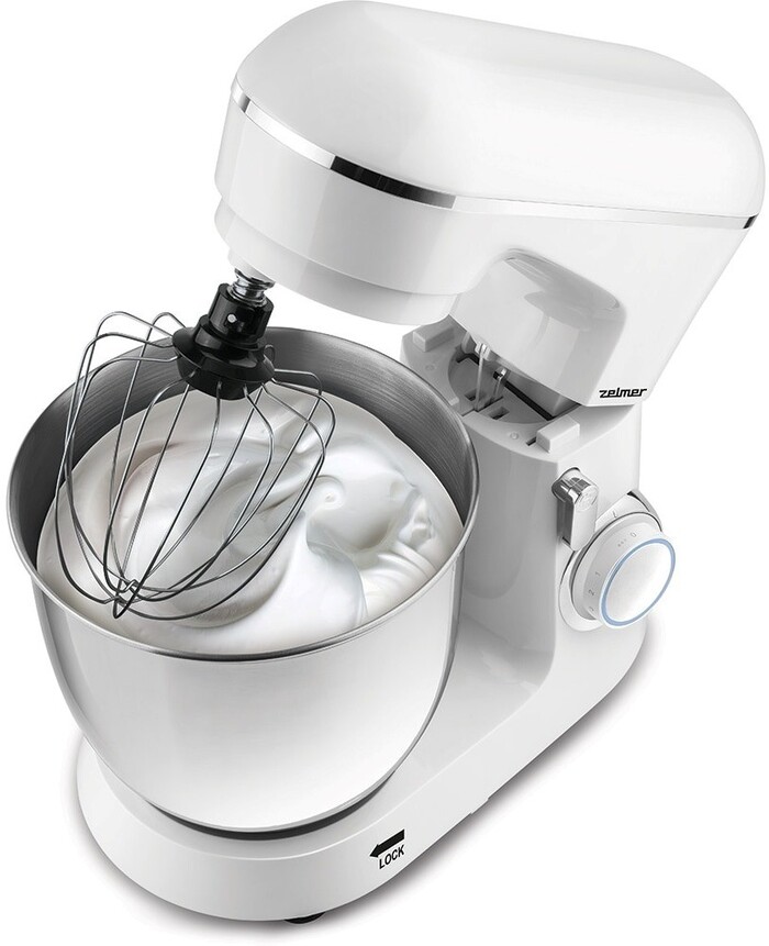 Планетарный миксер Zelmer ZKR1300W, Белый №4
