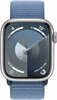 Умные часы Apple Watch Series 9 Silver Aluminium, Blue Sport Loop 41 мм, Зимний синий вариант - 2