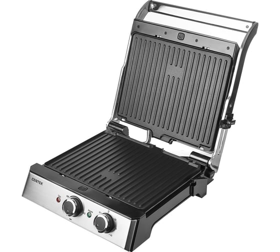 Контактный гриль Centek 2000 Вт CT-1470, Черный детальное изображение - 2