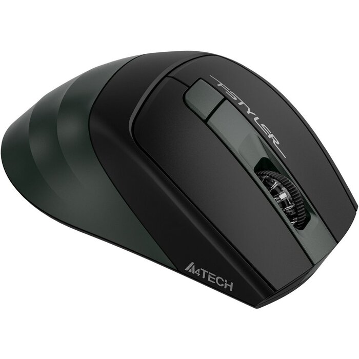Мышь A4Tech Fstyler FB35S Midnight, Зелёный, Черный №4