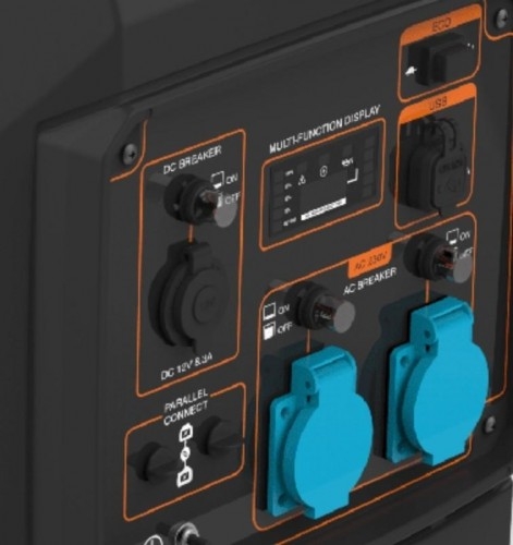 Генератор бензиновый ZONGSHEN BQH 3500 1T90DF351, 3.2 кВт, Черный детальное изображение - 3