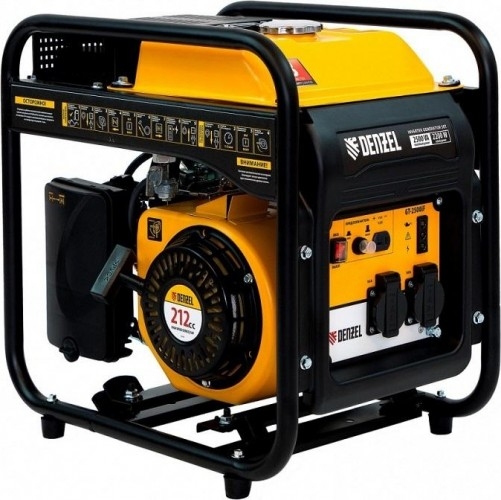 Генератор бензиновый Denzel GT-2500iF 94704, 2.2 кВт, Желтый детальное изображение - 2