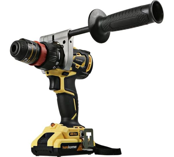Аккумуляторная дрель-шуруповерт Hanskonner HCD1865BLC, 18 В, 280 Нм, 2,4 А·ч  детальное изображение - 8
