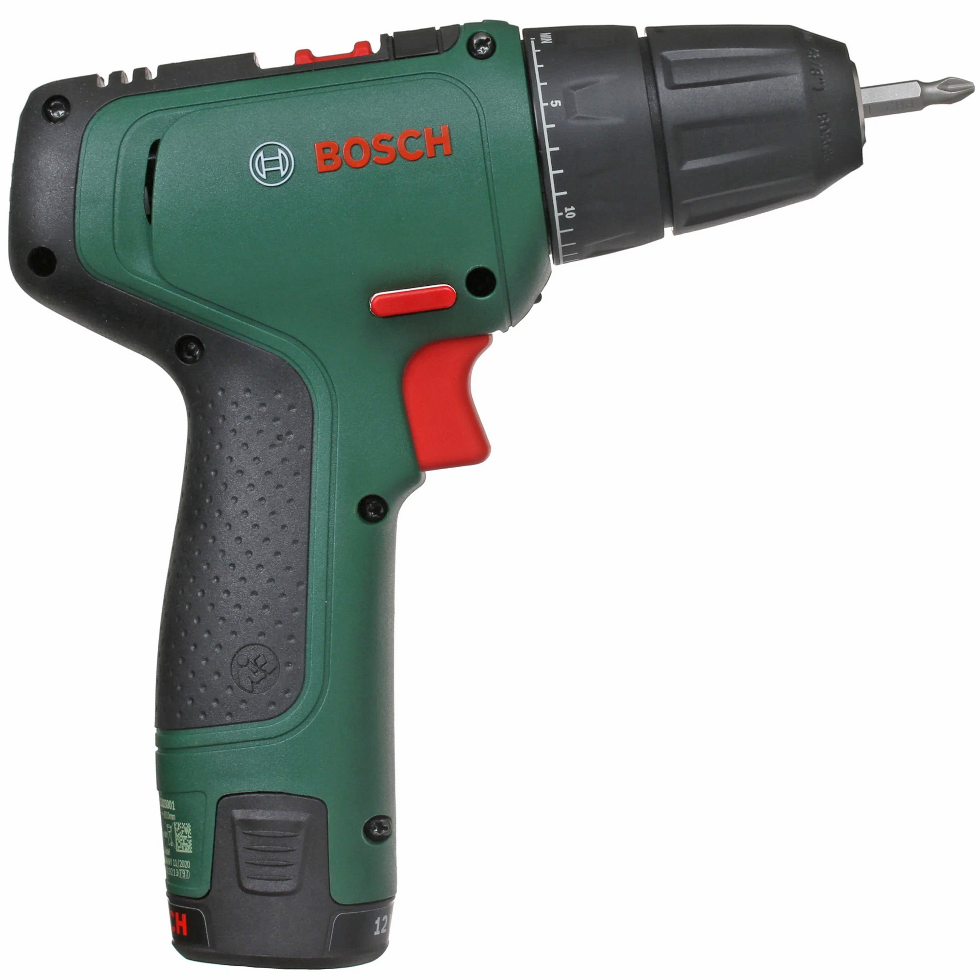 Аккумуляторная дрель-шуруповерт Bosch EasyDrill 1200, 12 В, 30 Нм, 1.5 А·ч, 06039D3006 детальное изображение - 2