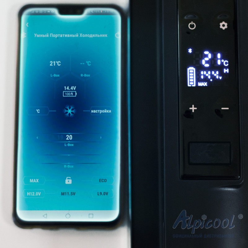 Автомобильный компрессорный холодильник Alpicool C25, 990017, 12/24/220 В, Серый детальное изображение - 4