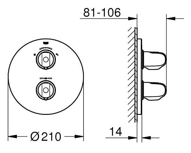 Смеситель Grohe Grohtherm 1000 19985000 детальное изображение - 2
