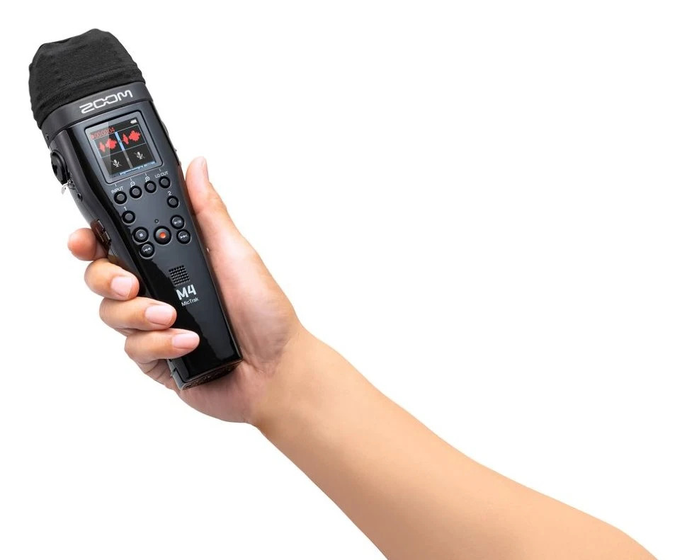 Рекордер Zoom M4 MicTrak, 32 бит, Черный детальное изображение - 9