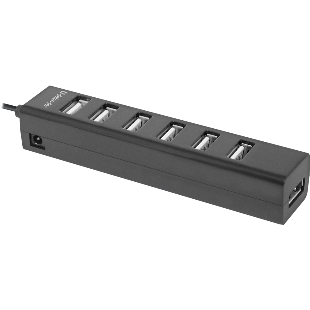USB-концентратор Defender QUADRO Swift, Черный детальное изображение - 2