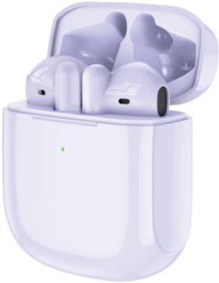 Беспроводные наушники Deppa Air Dream, Лавандовый детальное изображение - 4