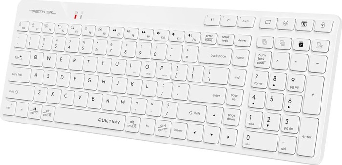 Клавиатура A4Tech Fstyler FBK27C AS, Белый №3