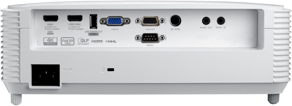 Проектор Optoma EH412, Белый детальное изображение - 4