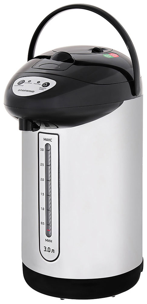 Термопот Starwind STP1130 3л., 750Вт, Серебряный детальное изображение - 1