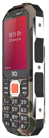 Мобильный телефон BQ 2817 Tank Quattro Power, 32 Мб, Камуфляжный, Micro SIM + Mini SIM детальное изображение - 3