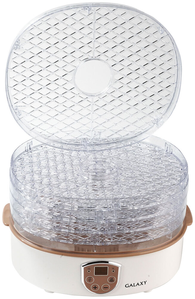 Сушилка для овощей Galaxy GL2637, 350 Вт, Белый/Коричневый №2