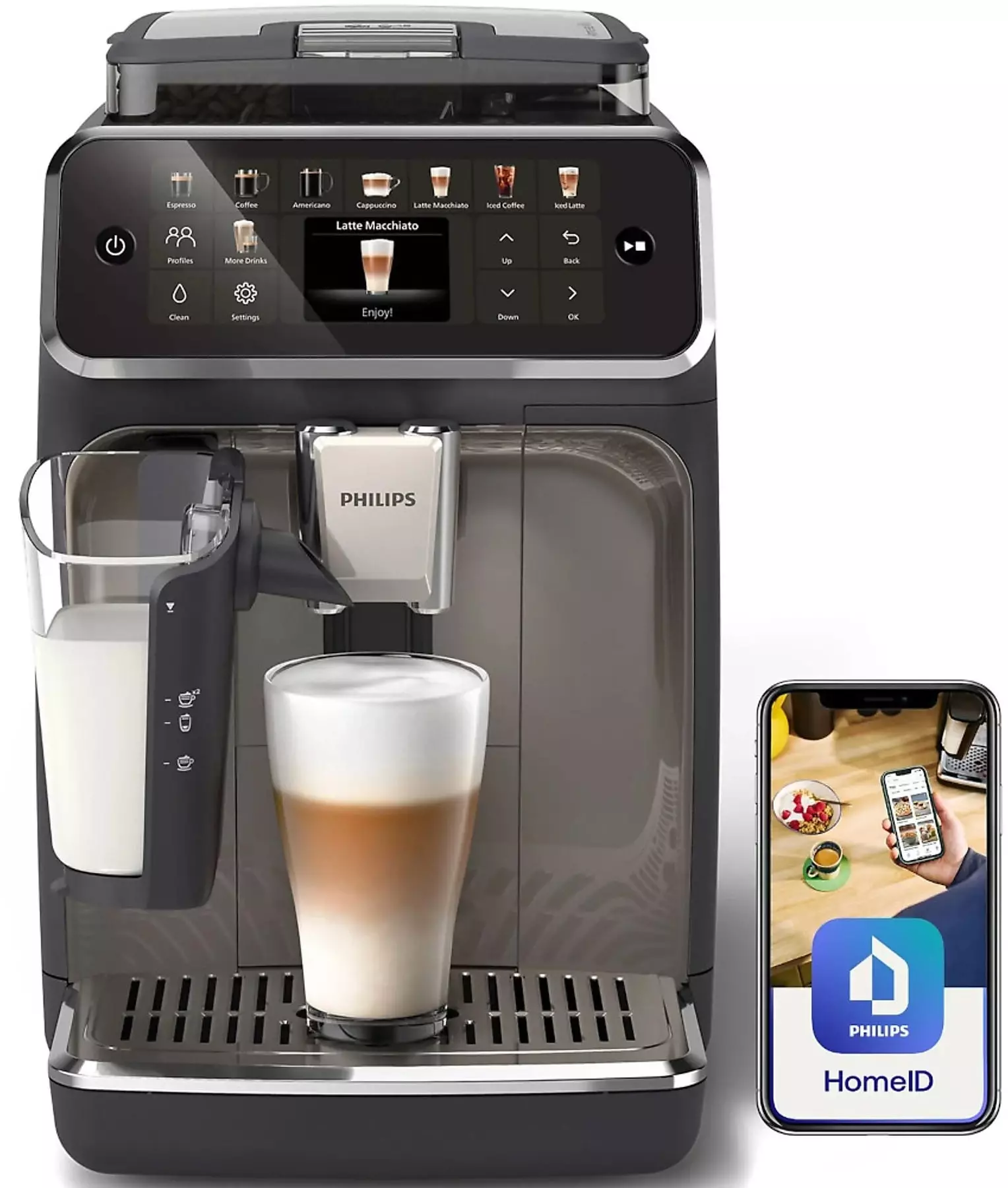 Кофемашина Philips EP5549/70, Черный детальное изображение - 2