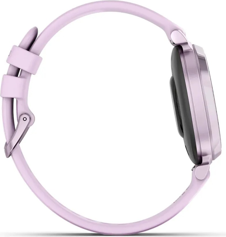 Смарт-часы Garmin Lily 2, 35 мм, с безелем лилового цвета, лиловый силиконовый ремешок детальное изображение - 3