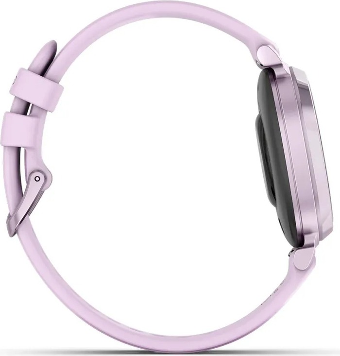 Смарт-часы Garmin Lily 2, 35 мм, с безелем лилового цвета, лиловый силиконовый ремешок №3
