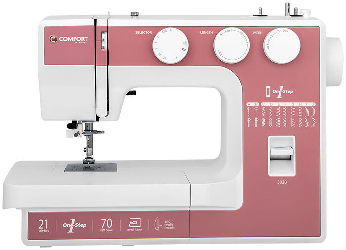 Швейная машина Comfort 3020, Розовый №1
