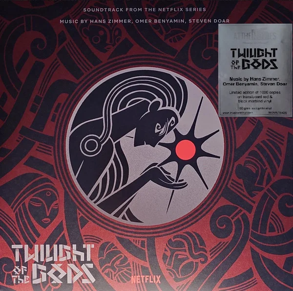 Виниловая пластинка Hans Zimmer, Omer Benyamin, Steven Doar – Twilight Of The Gods – Soundtrack From The Netflix Series – Red & Black Marbled 2LP детальное изображение - 1