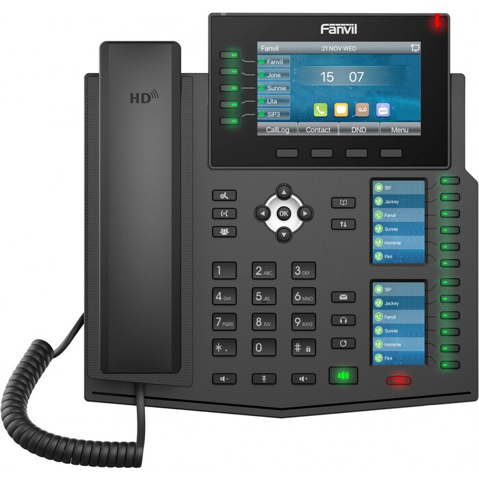 VoIP-телефон Fanvil (Linkvil) X6U (Rev B-V2), Черный №2