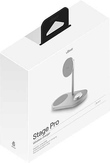 Беспроводное зарядное устройство uBear Stage Pro детальное изображение - 7