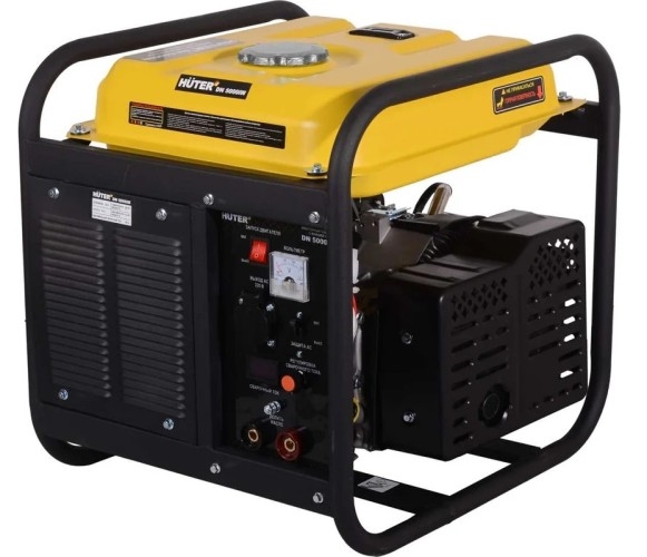 Сварочный генератор HUTER DN5000iW 64/1/93, 4.2 кВт, Черный детальное изображение - 2