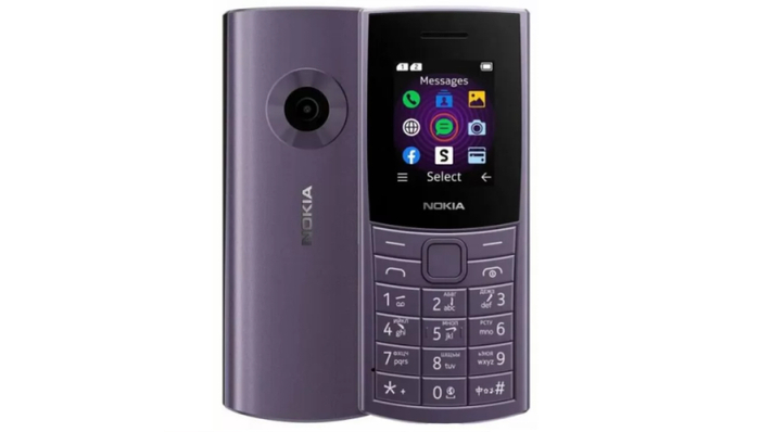 Мобильный телефон Nokia 110 (2024) 4G TA-1543, 48 Мб, Фиолетовый, Dual nano-SIM №8