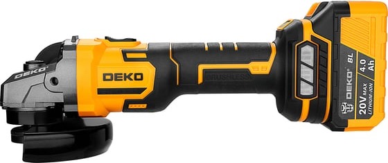 Бесщеточная углошлифовальная машина DEKO DKAG 063-2153, 125 мм, 9000 об/мин, 1000 Вт детальное изображение - 2