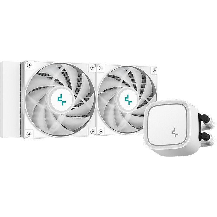 Система жидкостного охлаждения DeepCool LE520 WH, Белый детальное изображение - 2
