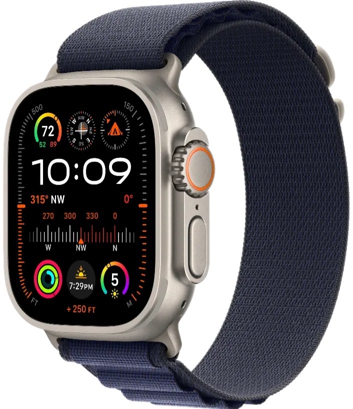Умные часы Apple Watch Ultra 2 2024, 49 мм, Natural Titanium case with Blue Alpine Loop детальное изображение - 1