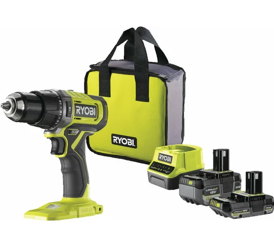 Аккумуляторная дрель-шуруповерт Ryobi RPD18X-2C52S 5133005527, 18 В, 95 Нм, 2/5 А·ч  детальное изображение - 1