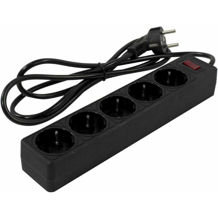 Сетевой фильтр 5bites SP5B-518, 1.8 м, Черный №1