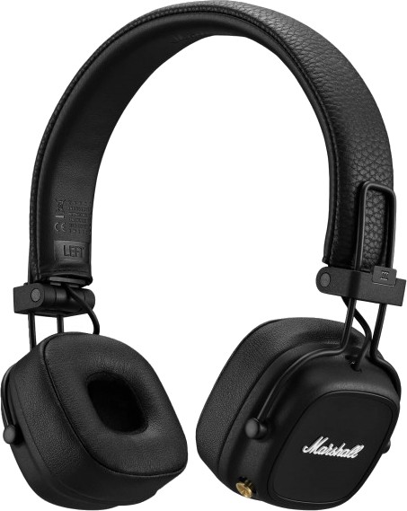 Наушники беспроводные с микрофоном Marshall Major IV, Черный детальное изображение - 2