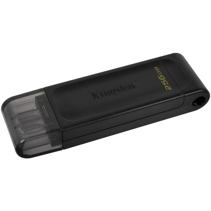 USB Flash накопитель Kingston DataTraveler DT70 (DT70/256 ГБ) 256 ГБ, черный №1