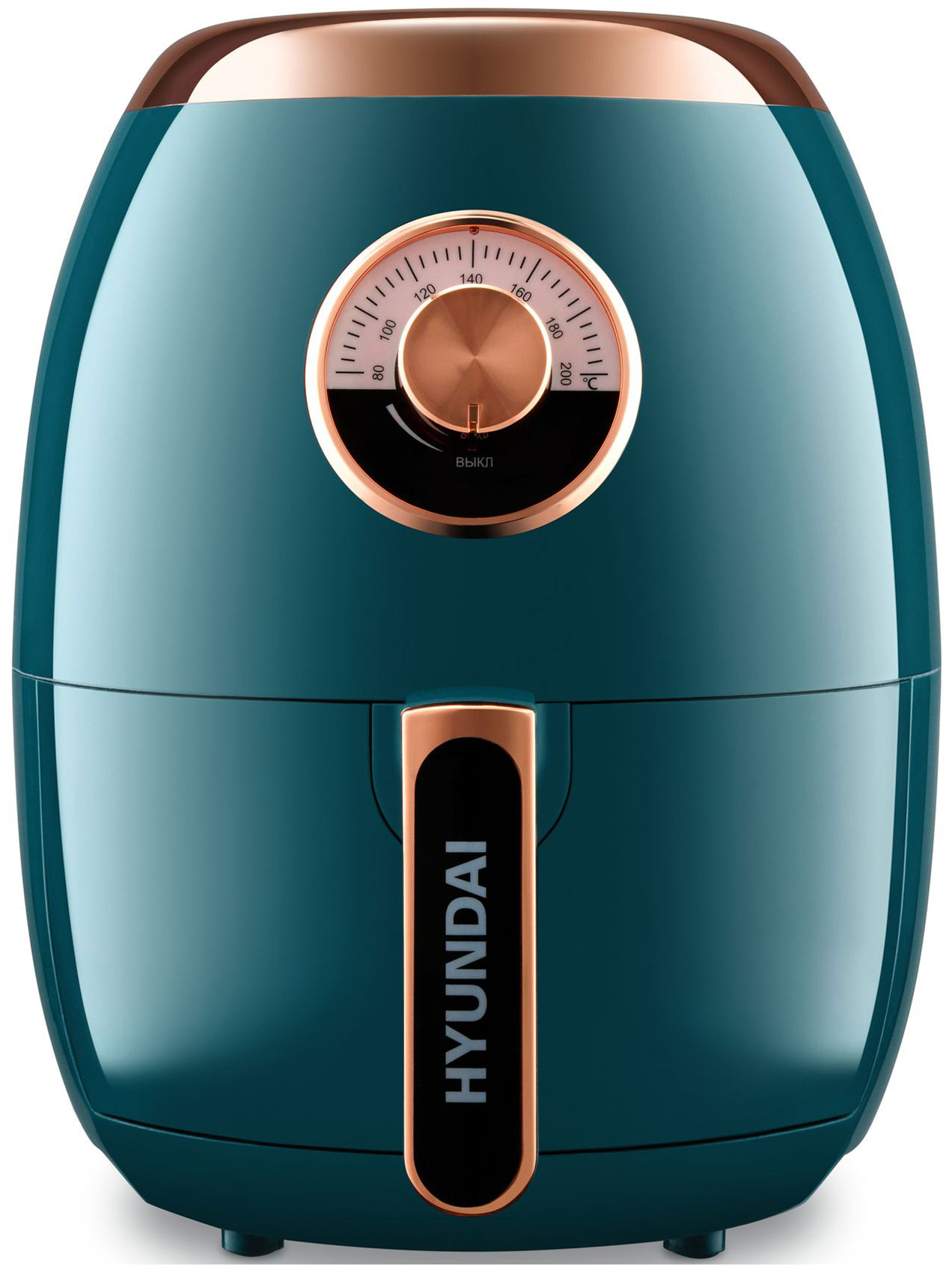 Аэрогриль Hyundai HYF-3553, 3,5 л, 1350 Вт, зеленый детальное изображение - 1