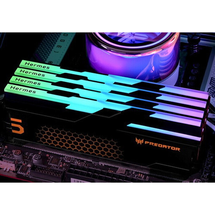 Оперативная память Acer Predator Hermes Black RGB DDR5 6400MHz, BL.9BWWR.391, 2x16 Гб KIT, 32 Гб №2