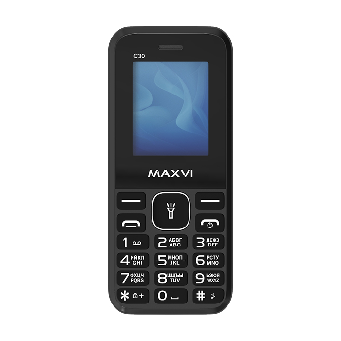 Мобильный телефон MAXVI C30 (без З\У), 32 Мб, Черный, Dual mini-SIM детальное изображение - 4