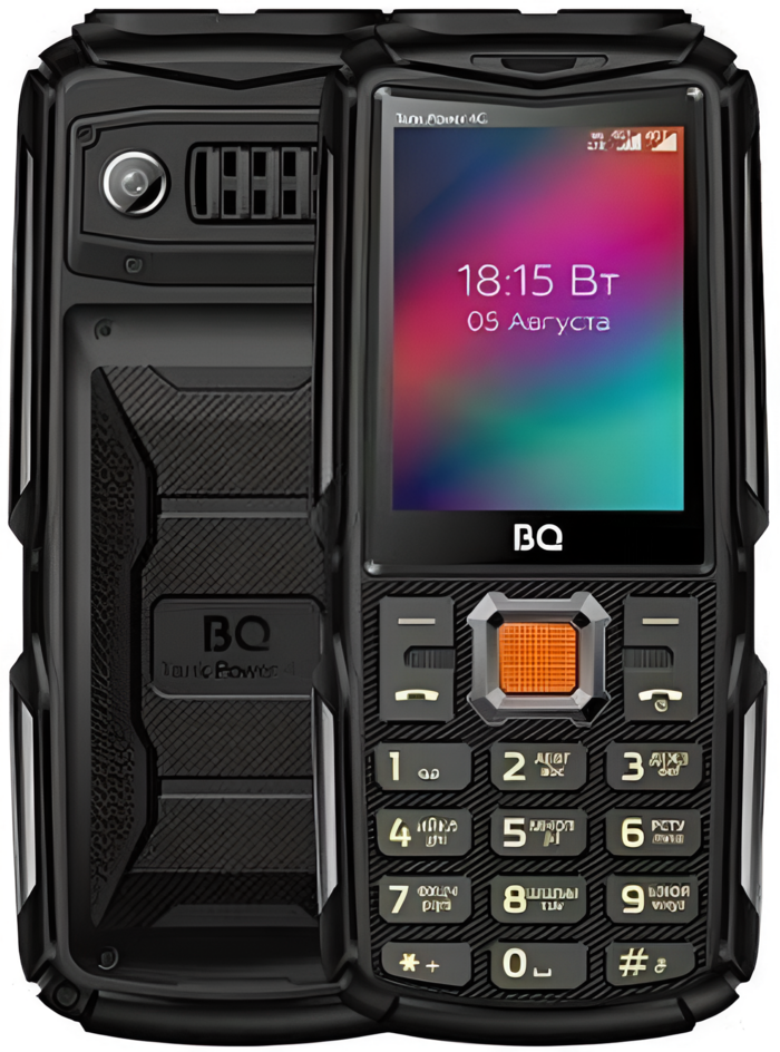 Мобильный телефон BQ 2410L Tank Power 4G, 256 Мб, Камуфляжный/Золотой, Dual mini-SIM №3