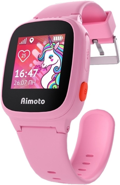 Детские умные часы Aimoto Robot/Unicorn, 40 мм, Розовый детальное изображение - 3