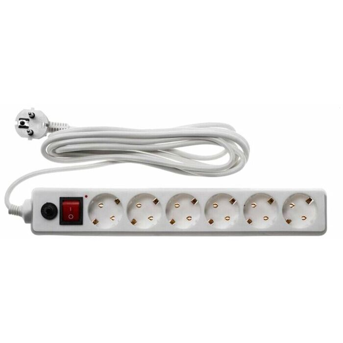 Сетевой фильтр Buro 600SH-16-3-W, 3 м, Белый №2