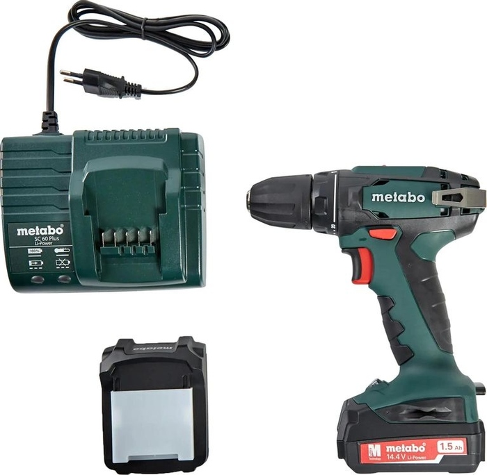 Аккумуляторная дрель-шуруповерт Metabo BS 14.4 602206550, 14.4 В, 40 Нм, 1.5 А·ч  №4