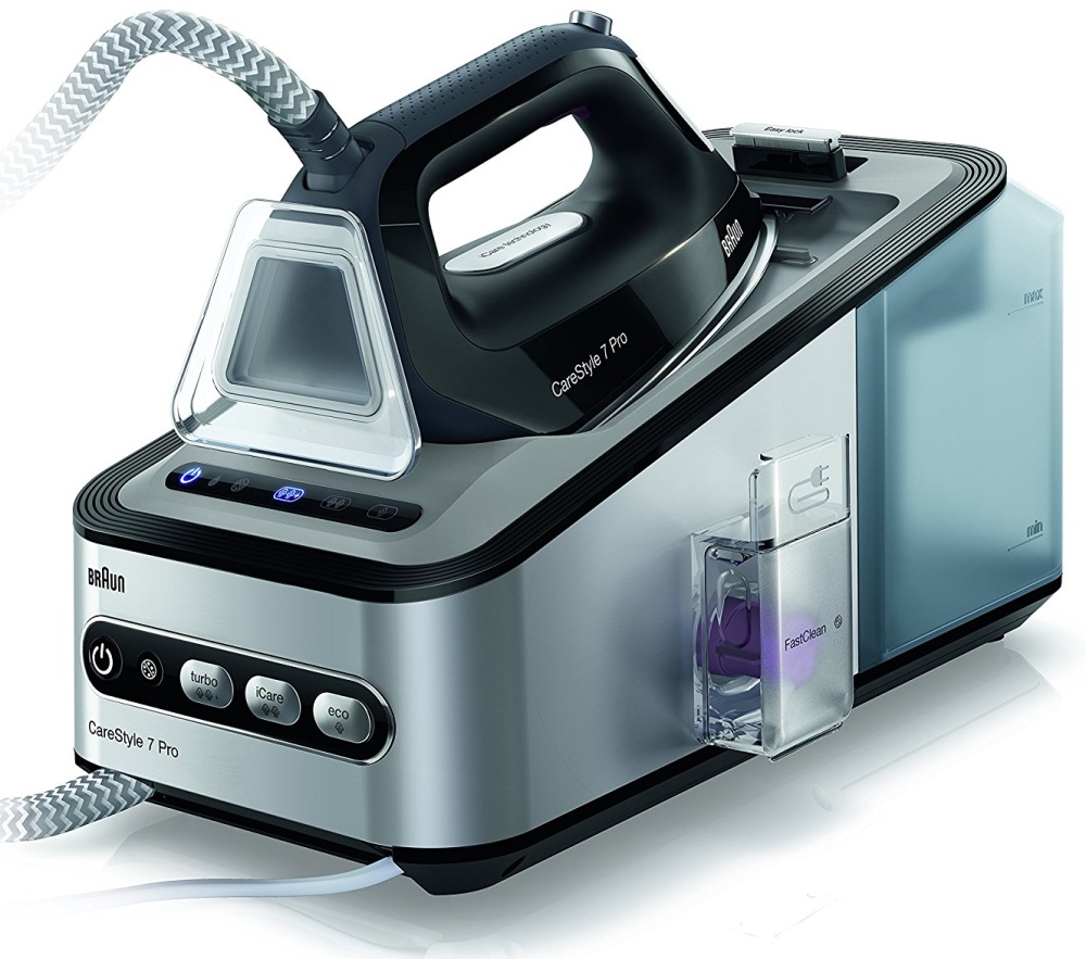 Утюг с парогенератором Braun CareStyle 7 Pro IS 7156, Черный детальное изображение - 1