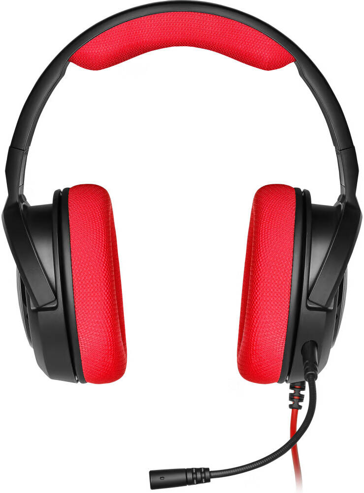 Проводные наушники Corsair HS35, Красный детальное изображение - 2
